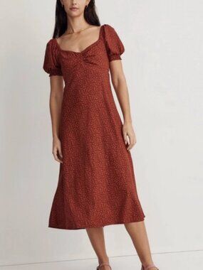 Madewell Floral Midi Dress